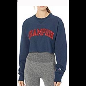NWT - Champion Cutoff Cropped Sweatshirt